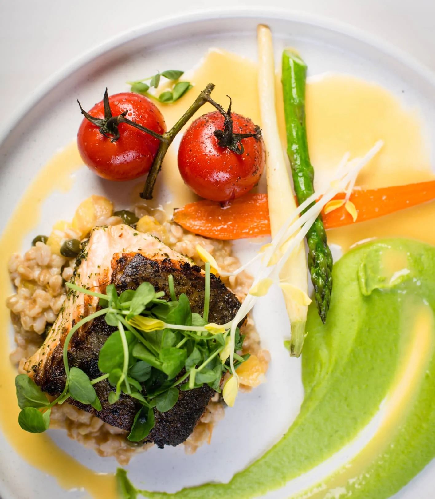 close-up of catering food for wedding