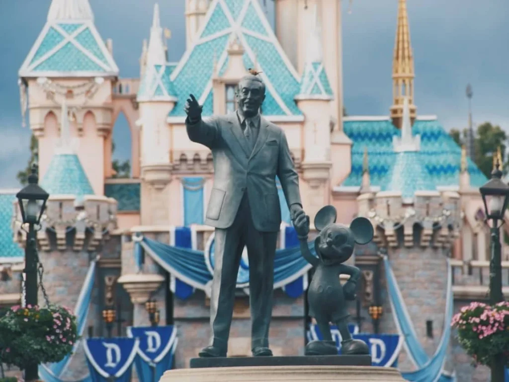 statue at disneyland
