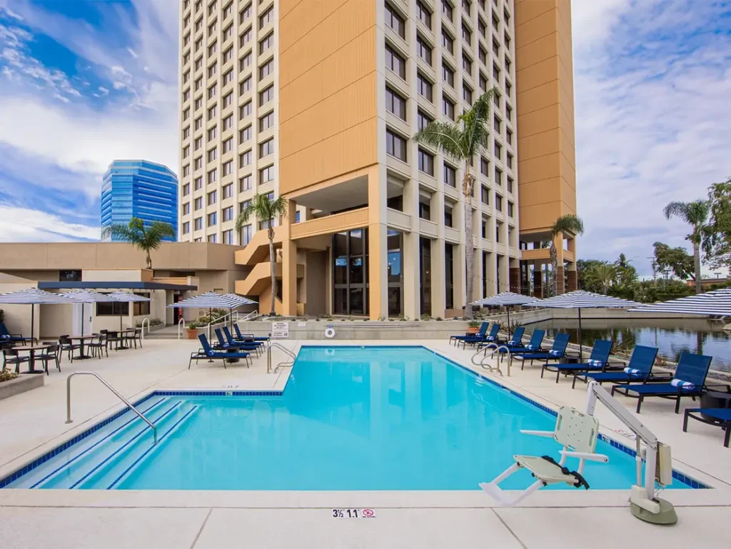 outdoor pool at hotel fera