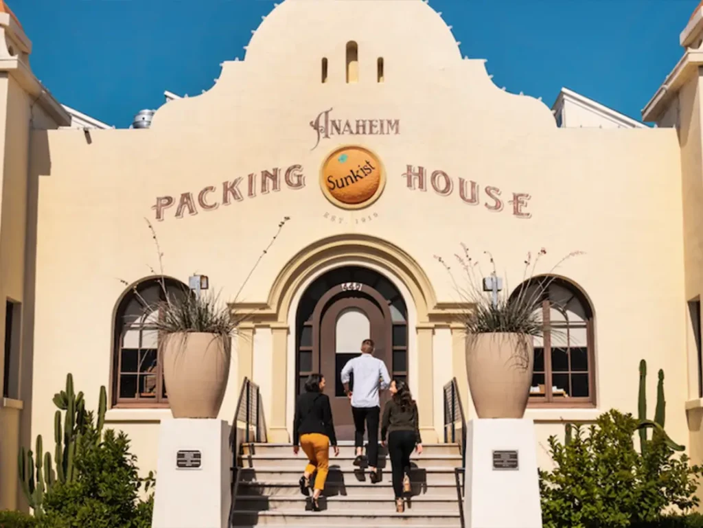 exterior of anaheim packing house